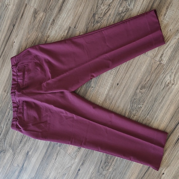 EUC Cranberry Petite Hampshire Ankle Dress Pants - Picture 3 of 6